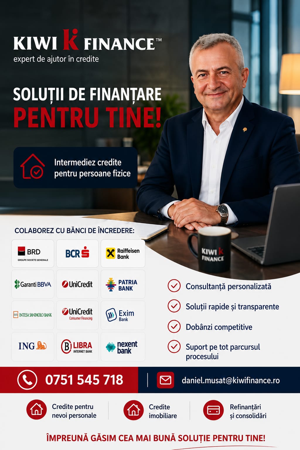 Solutii de finantare KIWI Finance pentru persoane fizice